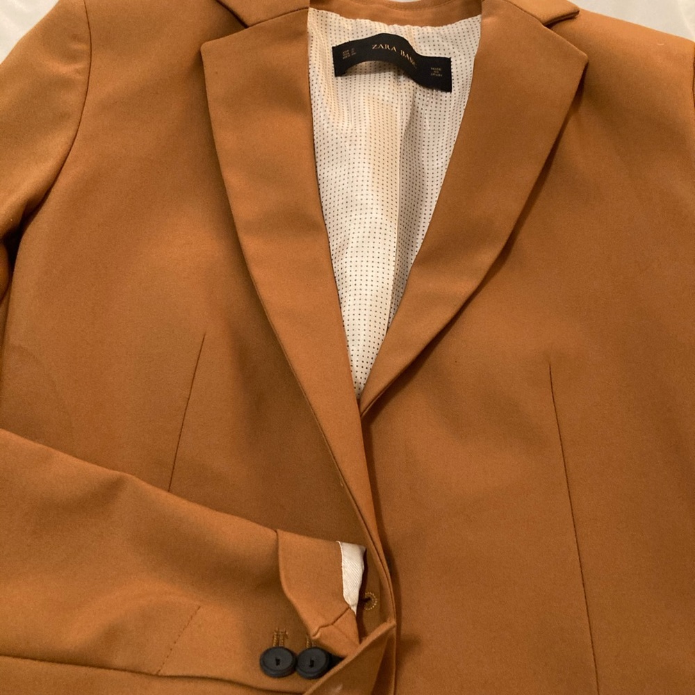 Zara Basic Jacket Tan - Picture 4 of 7